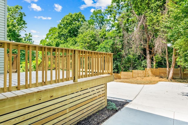 2241 Kemper Ln, Cincinnati, OH 45206 - wooden deck with a patio area