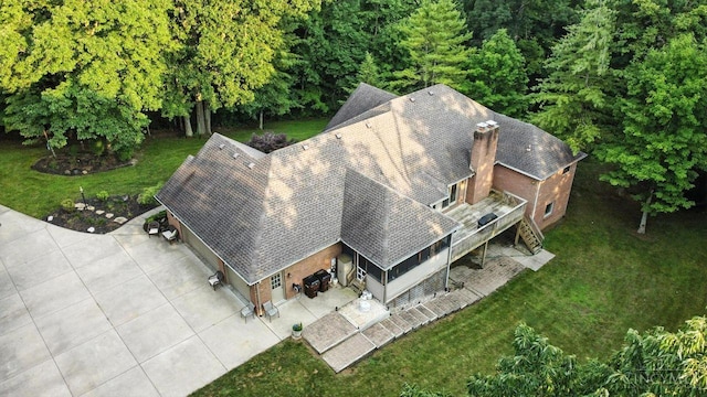 11545 Deer Trace Ln, Harrison Twp, OH 45030 - view from above of property