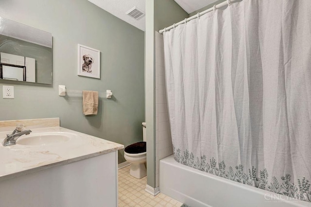 1165 Mcguffey Ln, Union Twp, OH 45103 - full bath with vanity, tile patterned floors, and shower / bath combination with curtain