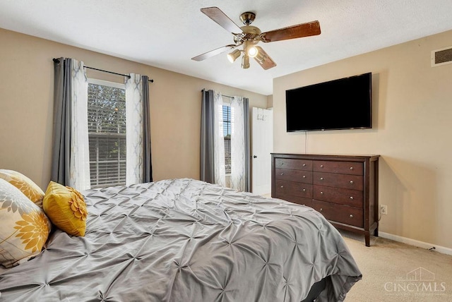 1165 Mcguffey Ln, Union Twp, OH 45103 - bedroom featuring light carpet and ceiling fan