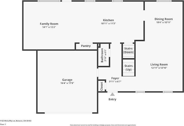 1165 Mcguffey Ln, Union Twp, OH 45103 - view of room layout
