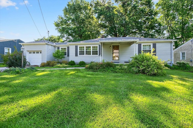 10410 Maria Ave, Springfield Twp, OH 45231 - ranch-style house with an attached garage and a front lawn