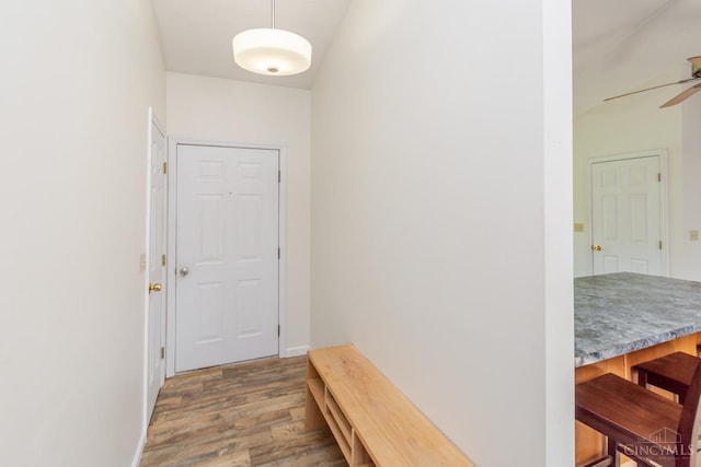 207 Valhalla Cv, Lakengren, OH 45320 - hall with wood finished floors and baseboards
