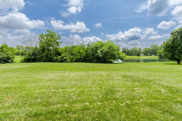 207 Valhalla Cv, Lakengren, OH 45320 - view of grassy yard featuring a water view