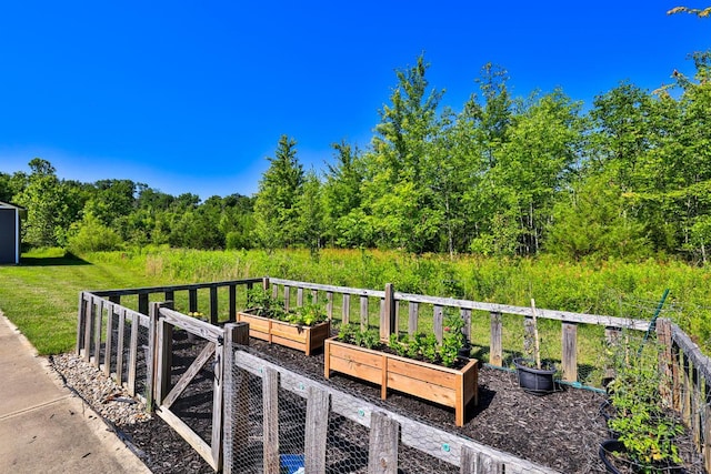7948 Red Fox Trl, Hamilton Twp, OH 45152 - view of patio / terrace with a vegetable garden