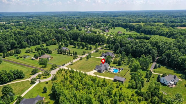 7948 Red Fox Trl, Hamilton Twp, OH 45152 - bird's eye view of a heavily wooded area