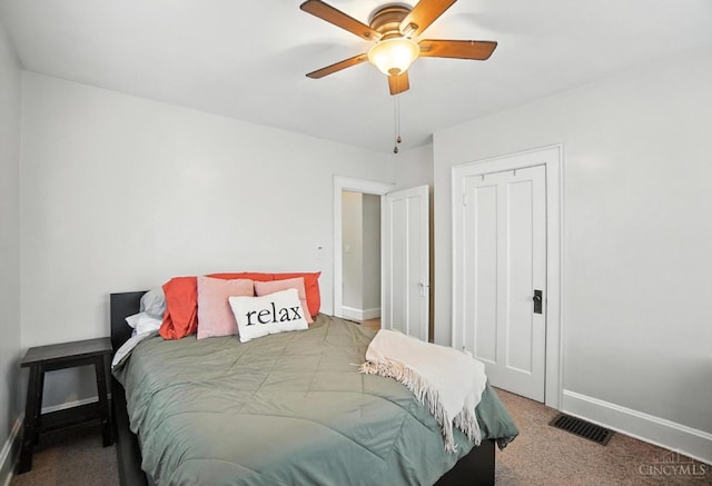 3462 Wabash Ave, Cincinnati, OH 45207 - bedroom featuring carpet and a ceiling fan