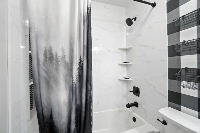 8608 Sunmont Dr, Anderson Twp, OH 45255 - full bathroom with shower / tub combo and toilet
