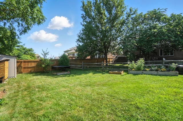 8608 Sunmont Dr, Anderson Twp, OH 45255 - fenced backyard featuring a vegetable garden