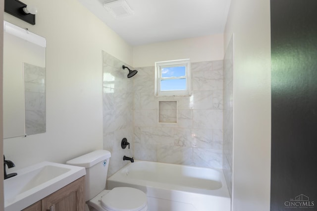 8784 Pippin Rd, Colerain Twp, OH 45251 - bathroom with vanity and bathtub / shower combination