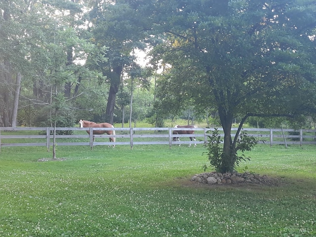 9063 Morrow Woodville Rd, Harlan Twp, OH 45162 - view of yard with a view of countryside