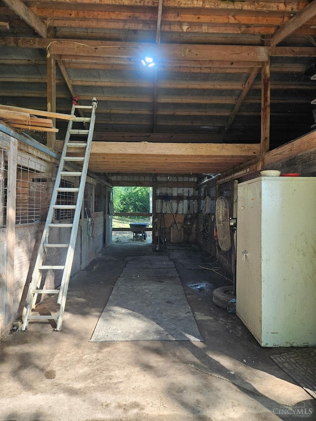 9063 Morrow Woodville Rd, Harlan Twp, OH 45162 - interior space featuring an exterior structure