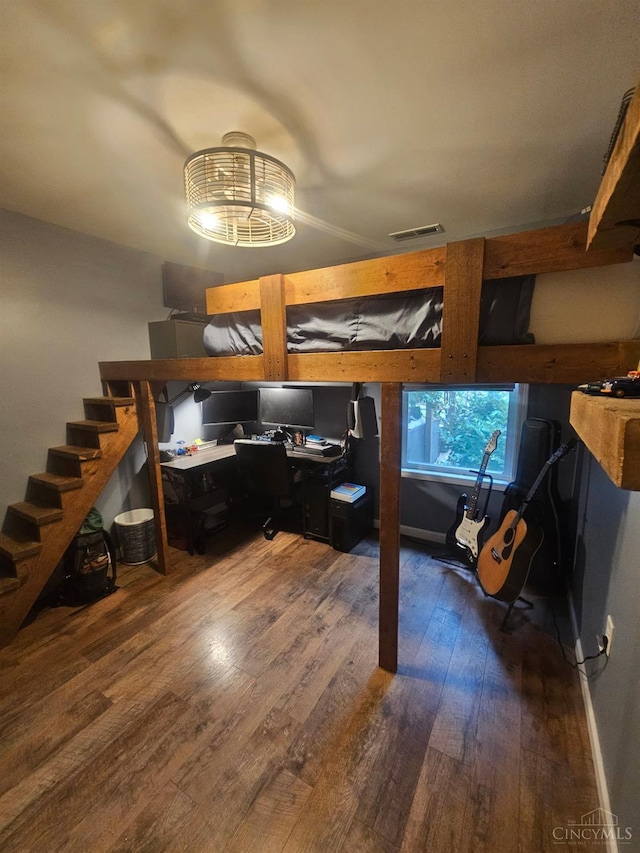 9063 Morrow Woodville Rd, Harlan Twp, OH 45162 - office with wood finished floors