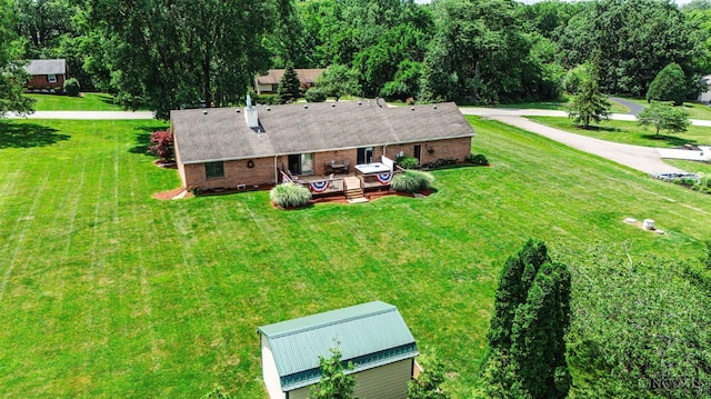 1900 Lani Dr, Washington Twp, OH 45320 - view from above of property