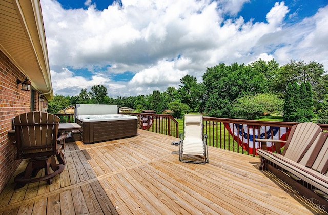 1900 Lani Dr, Washington Twp, OH 45320 - deck with view of scattered trees