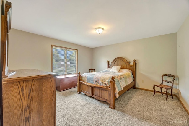 1900 Lani Dr, Washington Twp, OH 45320 - bedroom with light carpet and baseboards