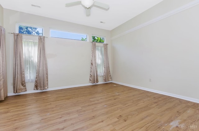 1301 Laurel Brook Way, Lebanon, OH 45036 - unfurnished room with light wood-style flooring and a ceiling fan