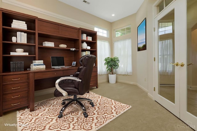 1301 Laurel Brook Way, Lebanon, OH 45036 - office area with light carpet and baseboards