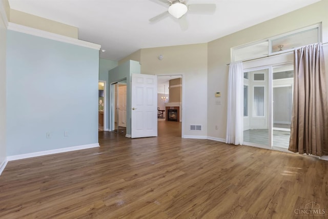 1301 Laurel Brook Way, Lebanon, OH 45036 - unfurnished room with ceiling fan and wood finished floors