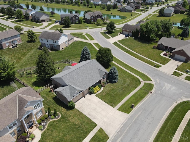 7854 Cape Cod Ct, West Chester, OH 45069 - aerial view of residential area featuring a large body of water