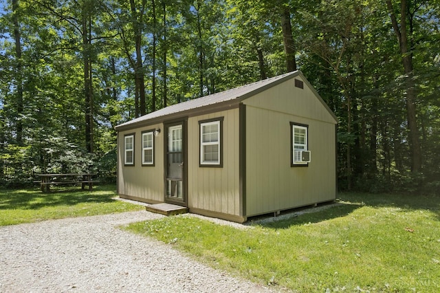 14697 Bodman Rd, Sterling Twp, OH 45154 - view of outdoor structure featuring view of scattered trees