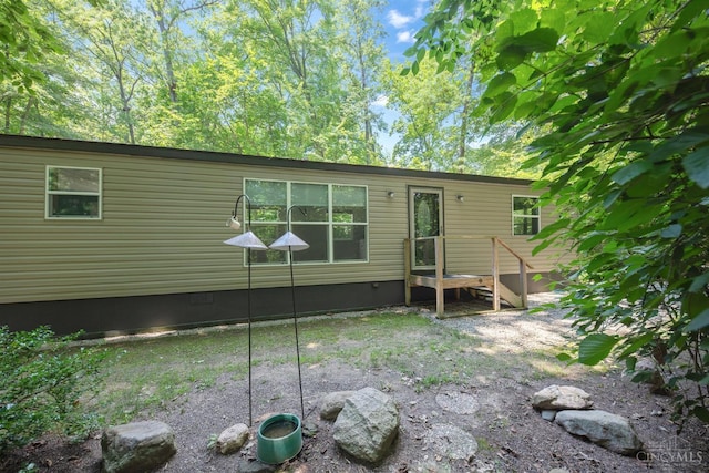 14697 Bodman Rd, Sterling Twp, OH 45154 - back of house with crawl space