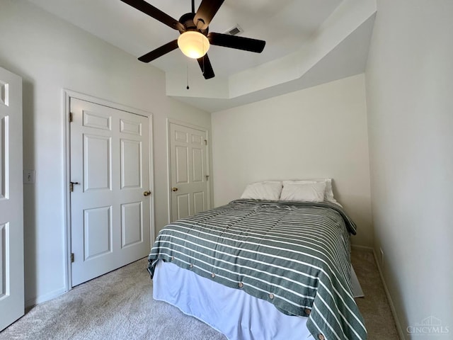 955 Pavilion St Unit 4, Cincinnati, OH 45202 - carpeted bedroom with a ceiling fan and baseboards
