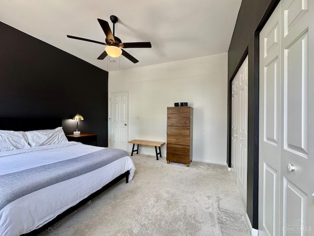 955 Pavilion St Unit 4, Cincinnati, OH 45202 - bedroom with light colored carpet and ceiling fan