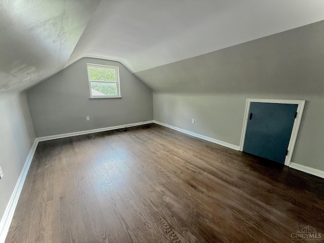5424 Delhi Rd, Delhi Twp, OH 45238 - bonus room with vaulted ceiling and dark wood-type flooring
