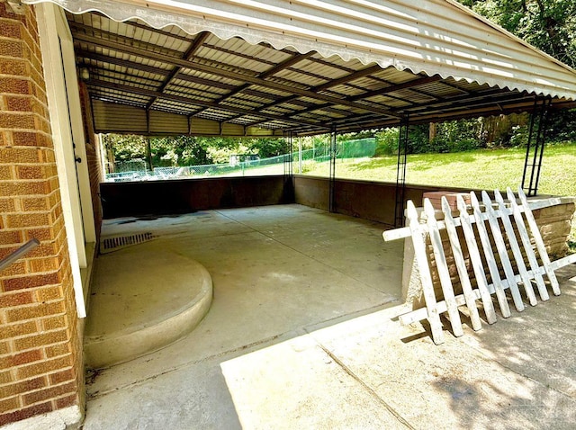5424 Delhi Rd, Delhi Twp, OH 45238 - view of patio / terrace with an attached carport