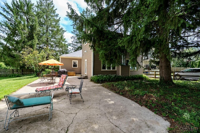 8012 Euclid Ave, Madeira, OH 45243 - view of patio / terrace featuring outdoor dining area and area for grilling