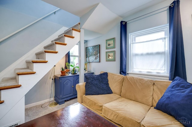 8012 Euclid Ave, Madeira, OH 45243 - stairway featuring baseboards