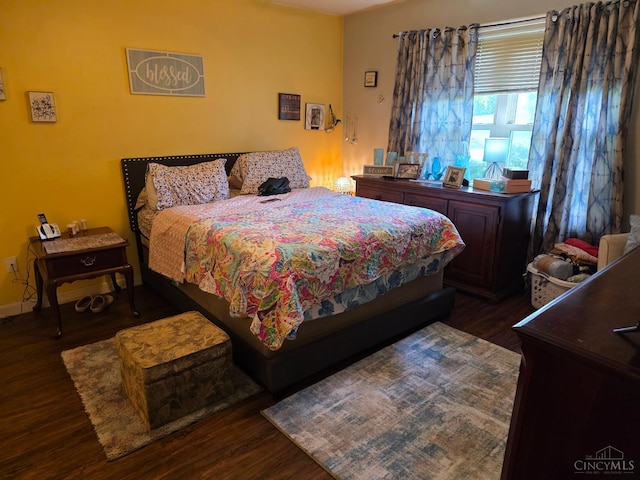 311 Miami Trce Unit 5, Harrison, OH 45030 - bedroom with dark wood-style flooring