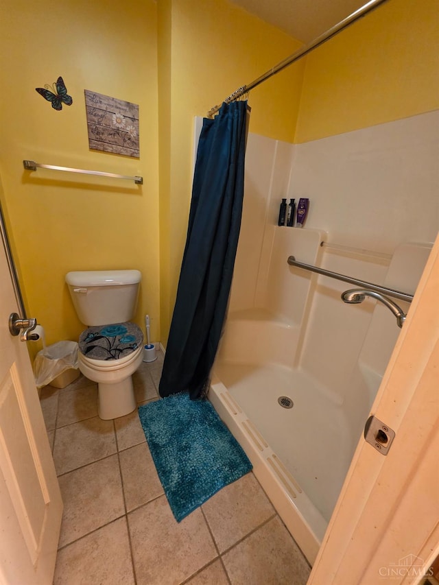 311 Miami Trce Unit 5, Harrison, OH 45030 - full bathroom with a stall shower and tile patterned floors