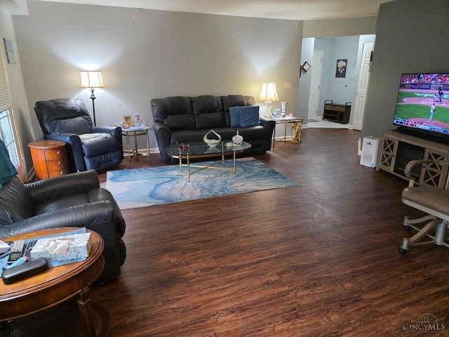 311 Miami Trce Unit 5, Harrison, OH 45030 - living room featuring wood finished floors