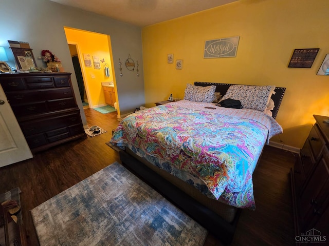 311 Miami Trce Unit 5, Harrison, OH 45030 - bedroom with wood finished floors and baseboards
