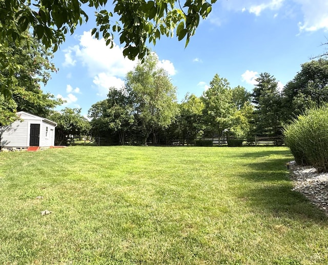 6330 Branch Hill Miamiville Rd, Miami Twp, OH 45140 - view of yard featuring a storage shed