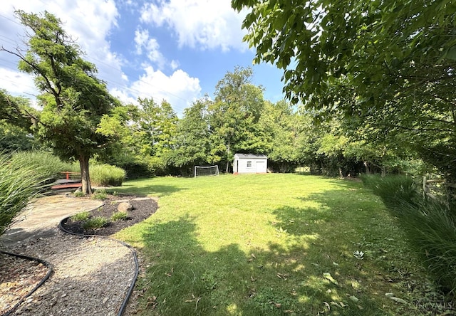6330 Branch Hill Miamiville Rd, Miami Twp, OH 45140 - view of grassy yard with a shed