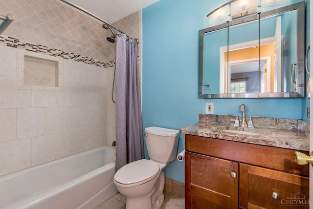 3324 Moonridge Dr, Green Twp, OH 45248 - bathroom with shower / bathtub combination with curtain and vanity