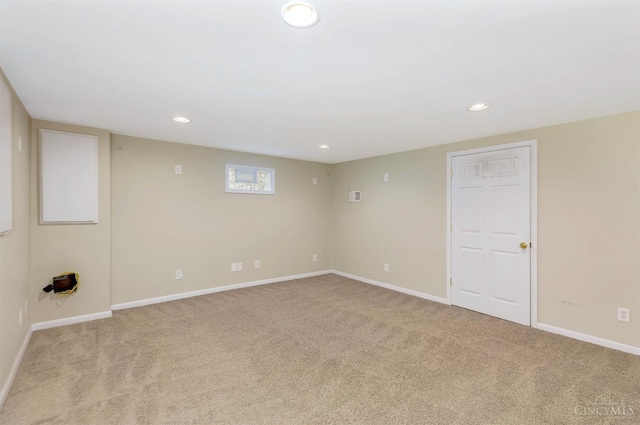 3324 Moonridge Dr, Green Twp, OH 45248 - below grade area with carpet and recessed lighting