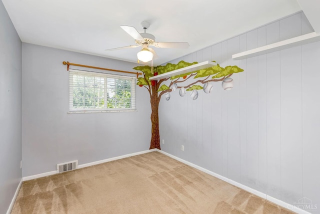 3324 Moonridge Dr, Green Twp, OH 45248 - carpeted empty room featuring a ceiling fan and baseboards
