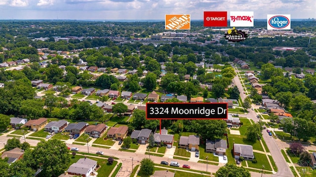3324 Moonridge Dr, Green Twp, OH 45248 - aerial perspective of suburban area