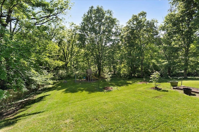 281 Compton Rd, Wyoming, OH 45215 - view of green lawn with a playground