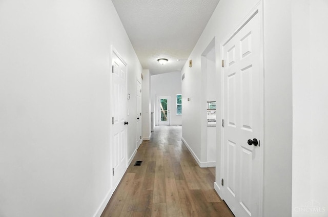 2380 Oaktree Pl, Cincinnati, OH 45238 - corridor with a textured ceiling and wood finished floors