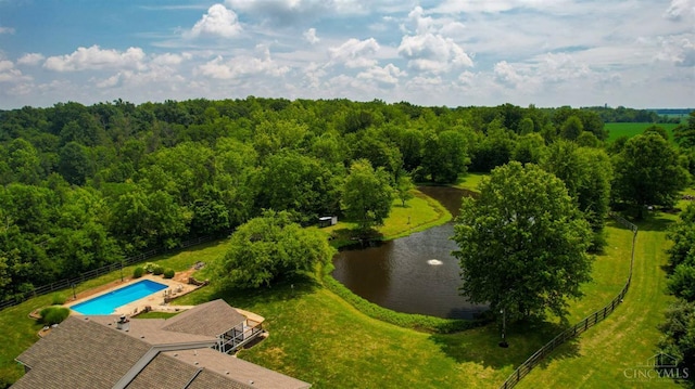 6154 Taylor Pike, Wayne Twp, OH 45107 - aerial view of a pool area and a nearby body of water