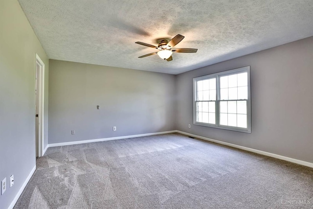 6154 Taylor Pike, Wayne Twp, OH 45107 - carpeted spare room featuring a ceiling fan and a textured ceiling