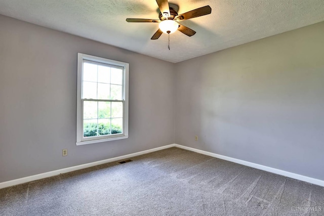 6154 Taylor Pike, Wayne Twp, OH 45107 - carpeted empty room with ceiling fan and a textured ceiling