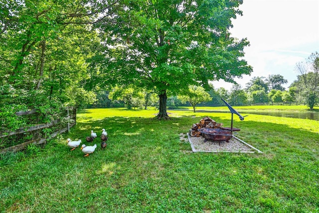6154 Taylor Pike, Wayne Twp, OH 45107 - view of green lawn with a fire pit