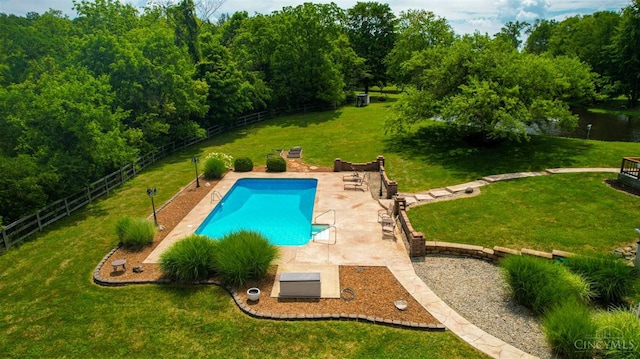6154 Taylor Pike, Wayne Twp, OH 45107 - view of swimming pool with a fenced backyard and a patio