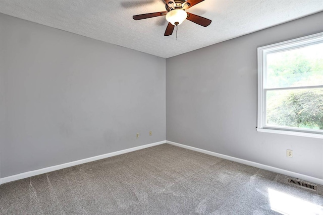 6154 Taylor Pike, Wayne Twp, OH 45107 - carpeted spare room featuring a textured ceiling, healthy amount of natural light, and ceiling fan
